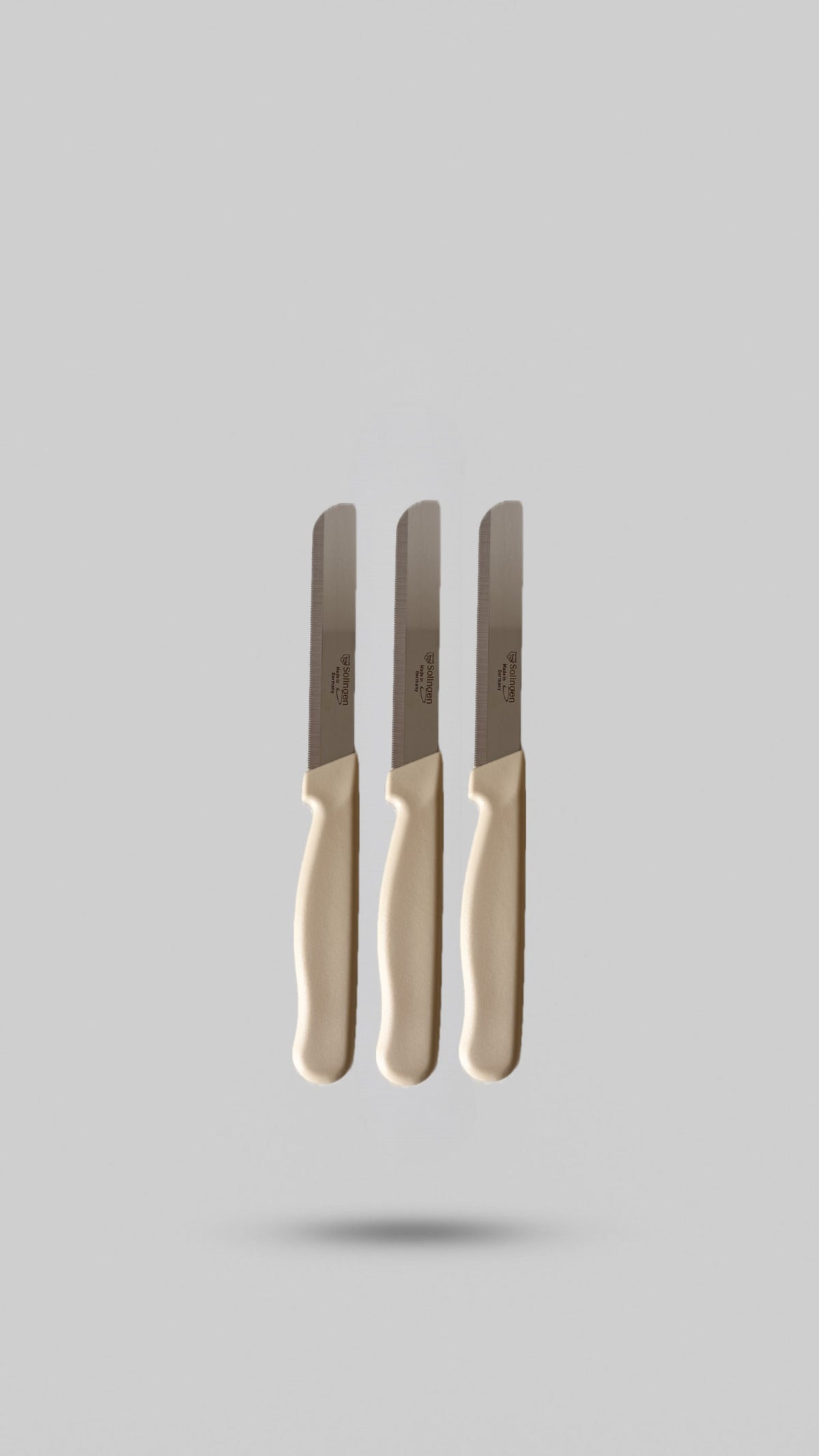 Original Solingen Messer Set 3x Beige